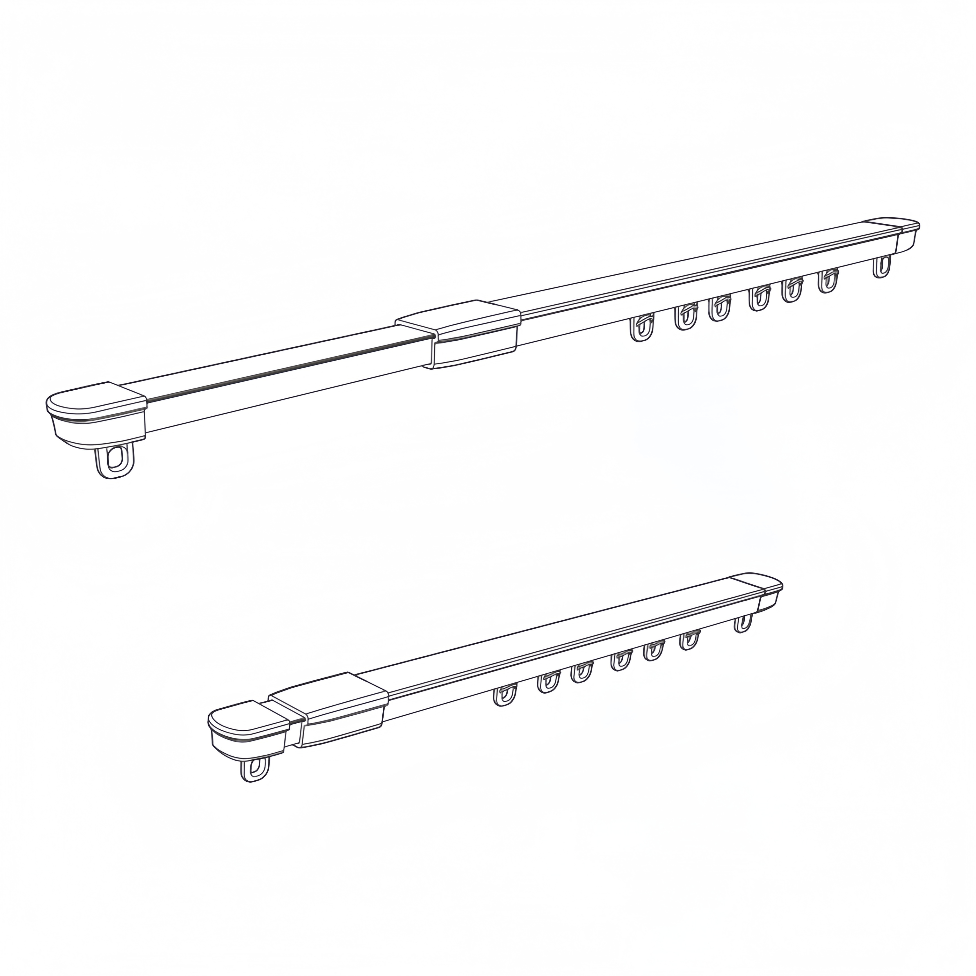 Extendable Curtain / Dropary Rail