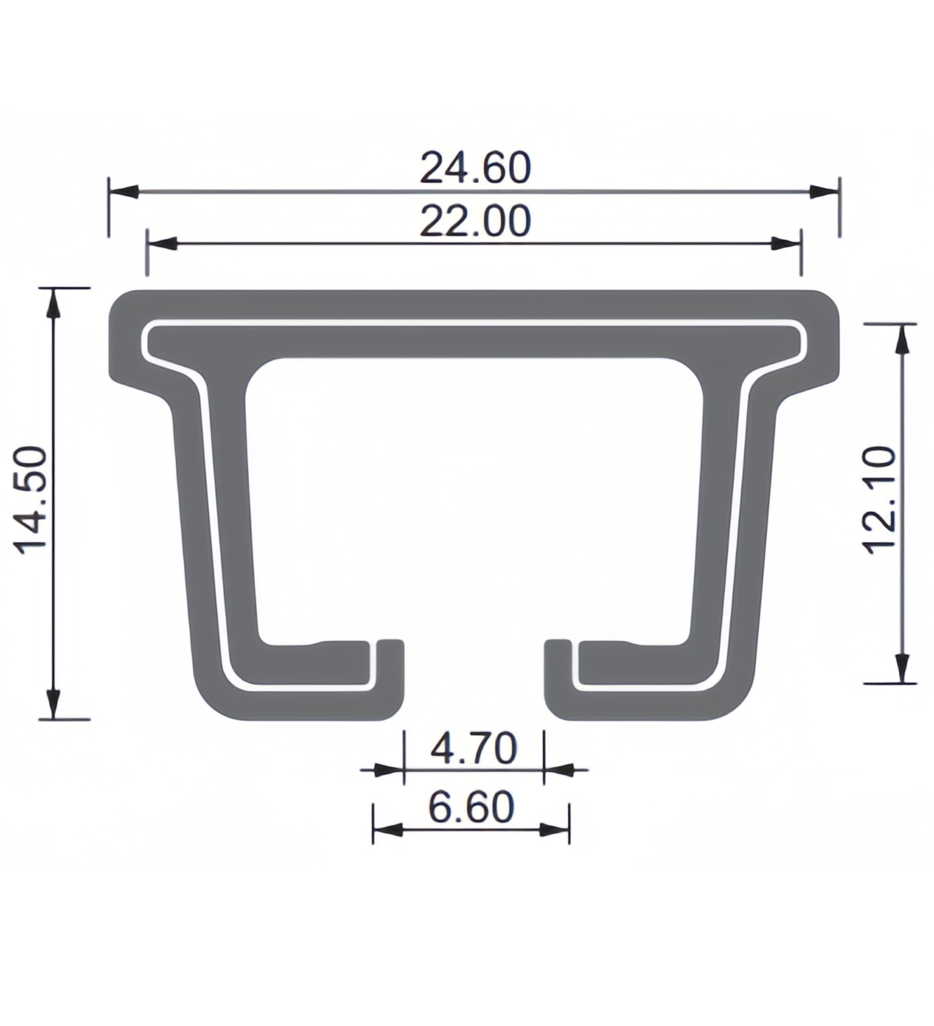 Extendable Wave Curtain / Dropary Track Rail