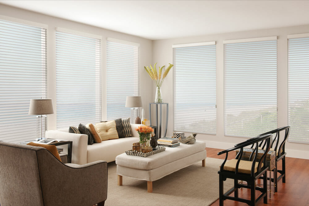 Shangri_La Triple Layers Window Shades Blinds